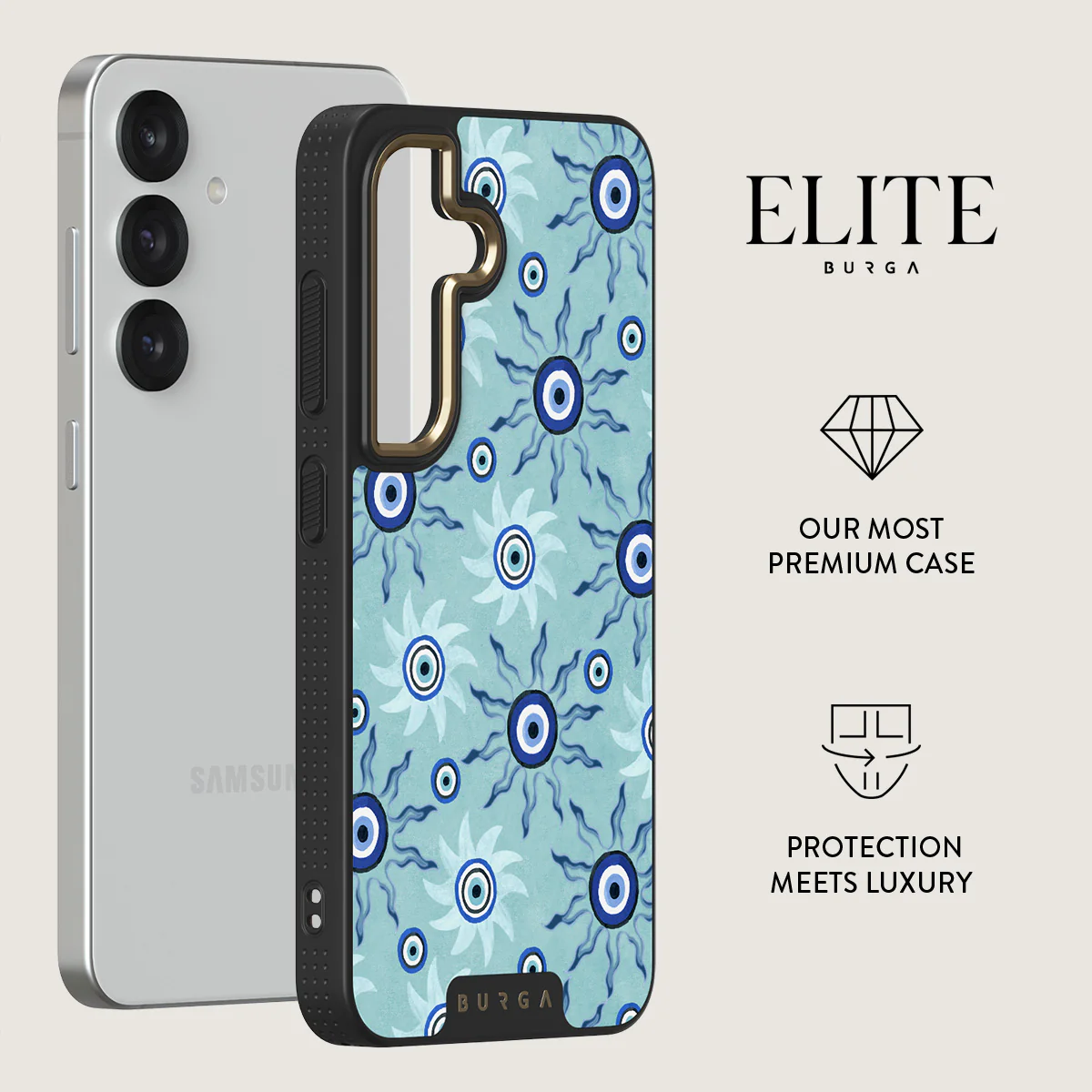 Blue Gaze - Samsung Galaxy S25 Case - Image 6