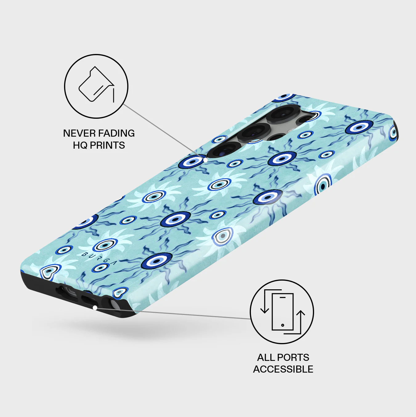 Blue Gaze - Samsung Galaxy S25 Ultra Case - Image 3