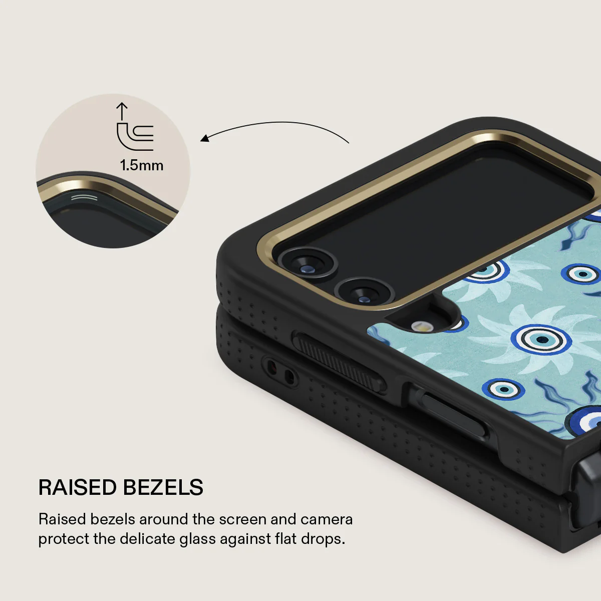 Blue Gaze - Samsung Galaxy Z Flip 4 Case - Image 17