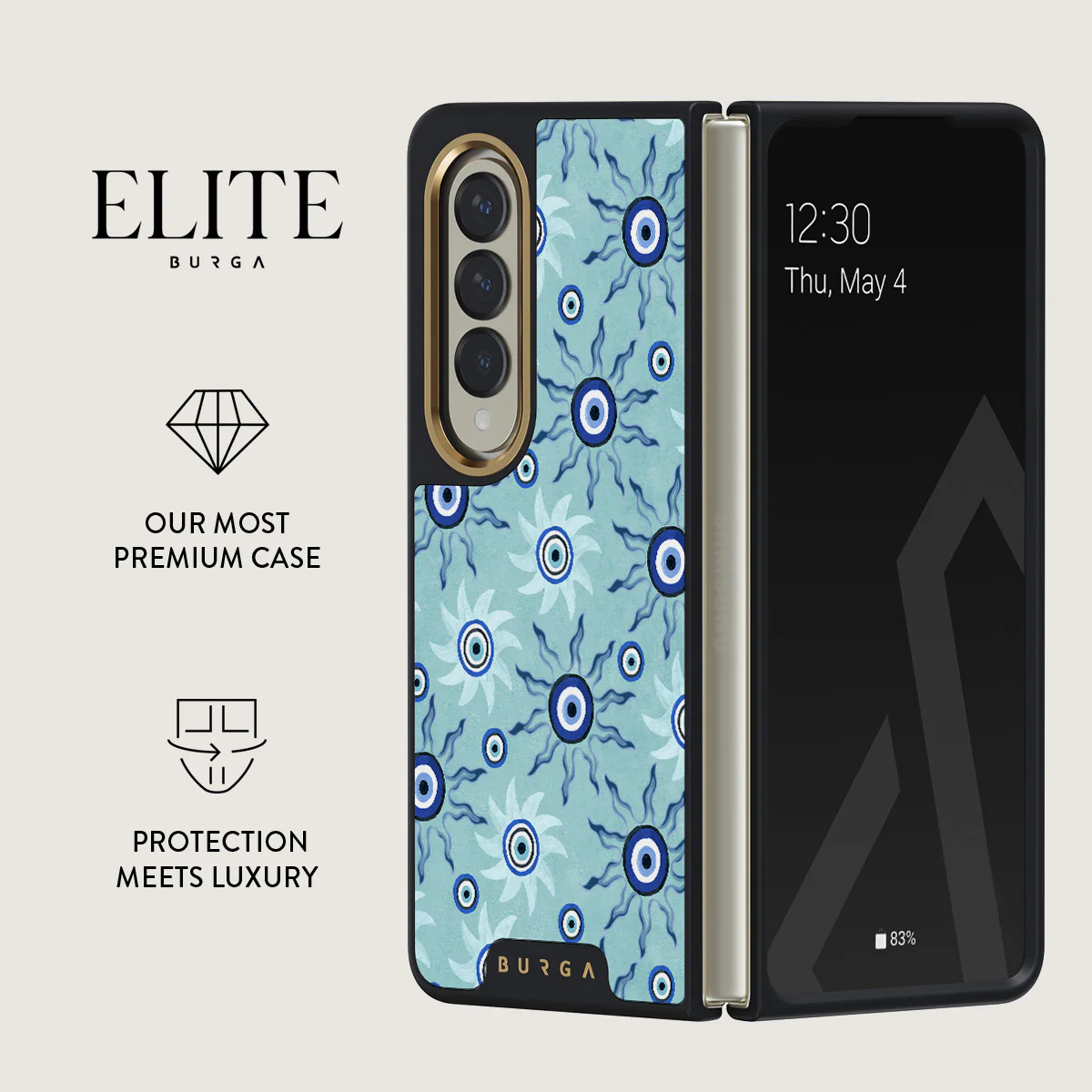 Blue Gaze - Samsung Galaxy Z Fold 4 Case - Image 7