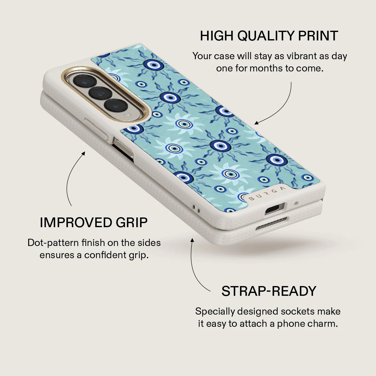 Blue Gaze - Samsung Galaxy Z Fold 6 Case - Image 19
