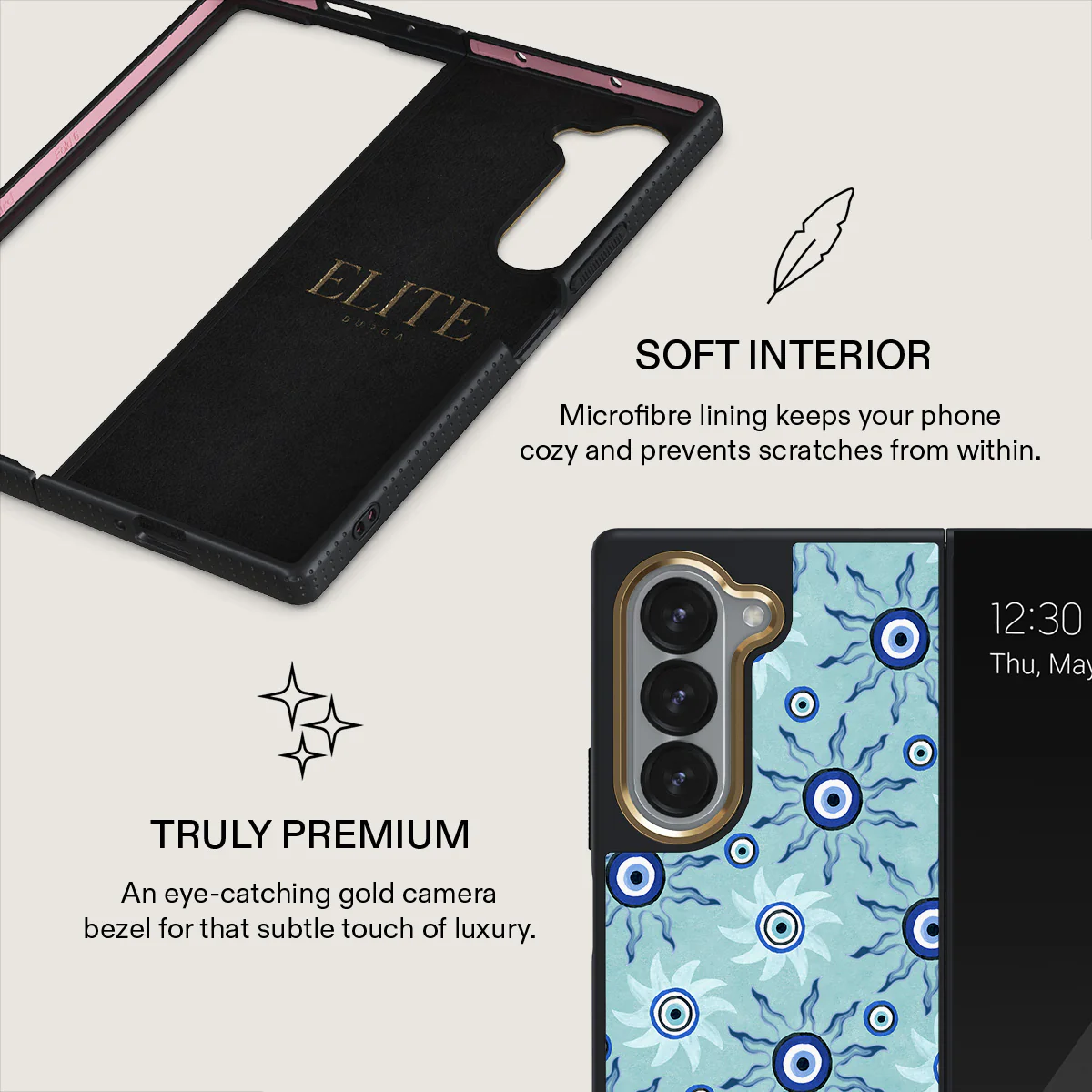 Blue Gaze - Samsung Galaxy Z Fold 6 Case - Image 6