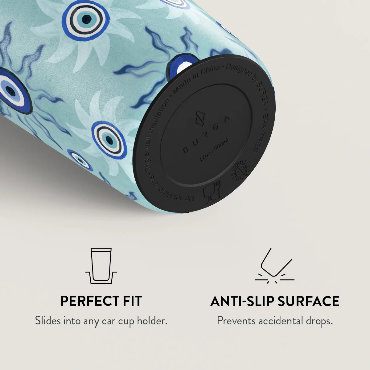 Blue Gaze - Travel Mug - Image 12
