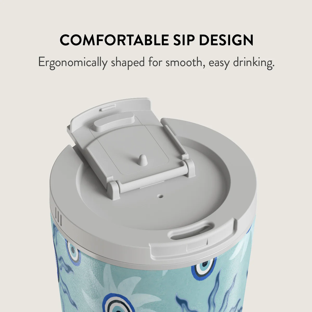 Blue Gaze - Travel Mug - Image 15