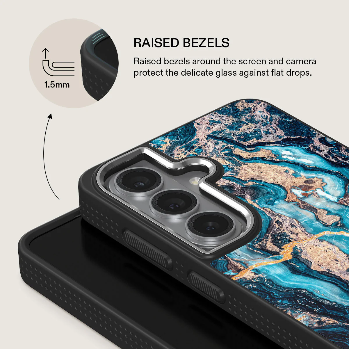 Mystic River - Blue Marble Samsung Galaxy S26 Case - Image 22