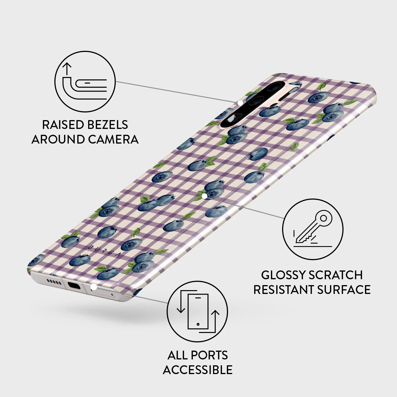 Blueberry Muffin - Huawei P30 Pro Case - Image 3