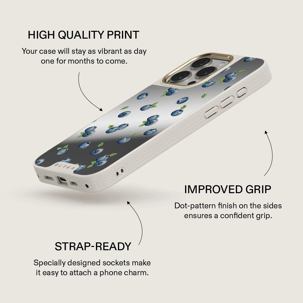 Blueberry Muffin - iPhone 15 Pro Case - Image 59