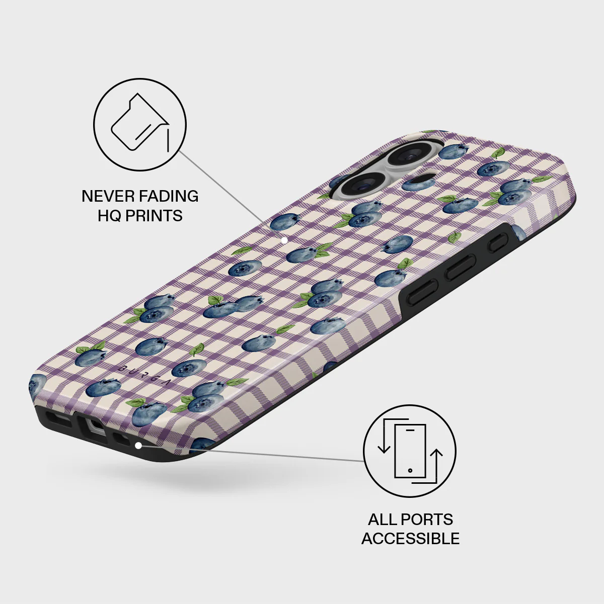 Blueberry Muffin - iPhone 16 Case - Image 3