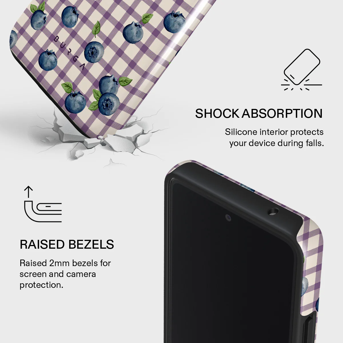 Blueberry Muffin - Samsung Galaxy A33 Case - Image 4