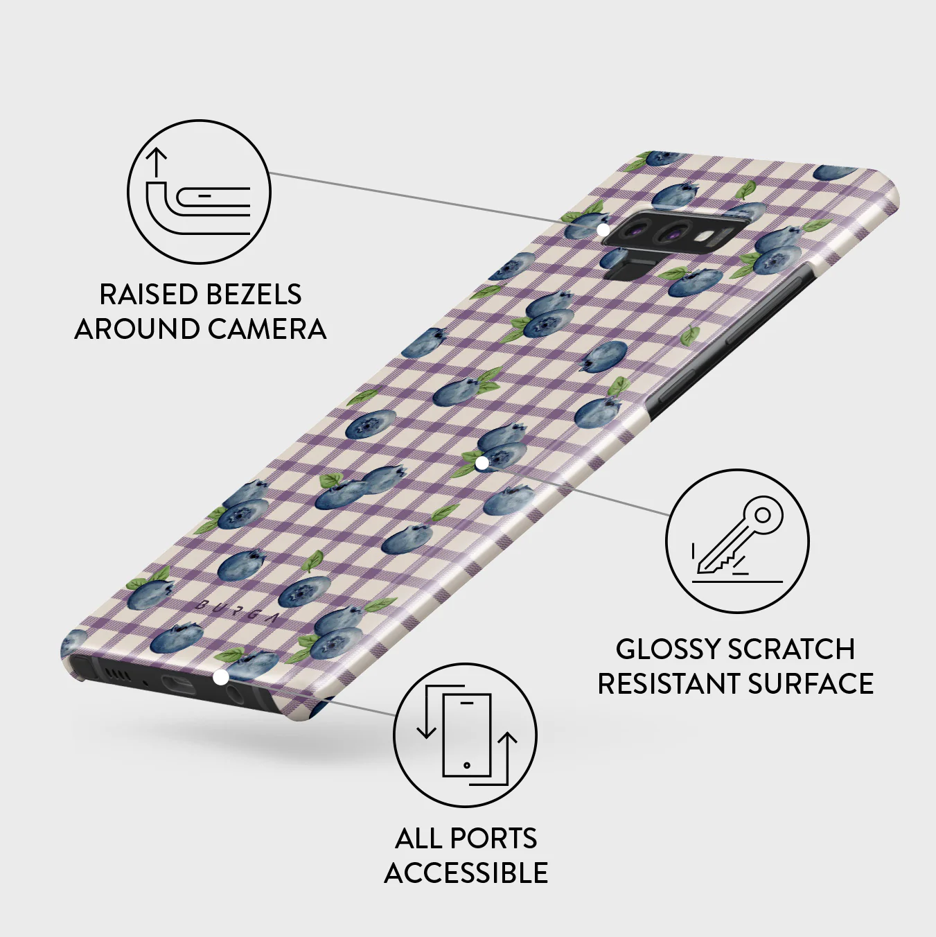 Blueberry Muffin - Samsung Galaxy Note 9 Case - Image 3