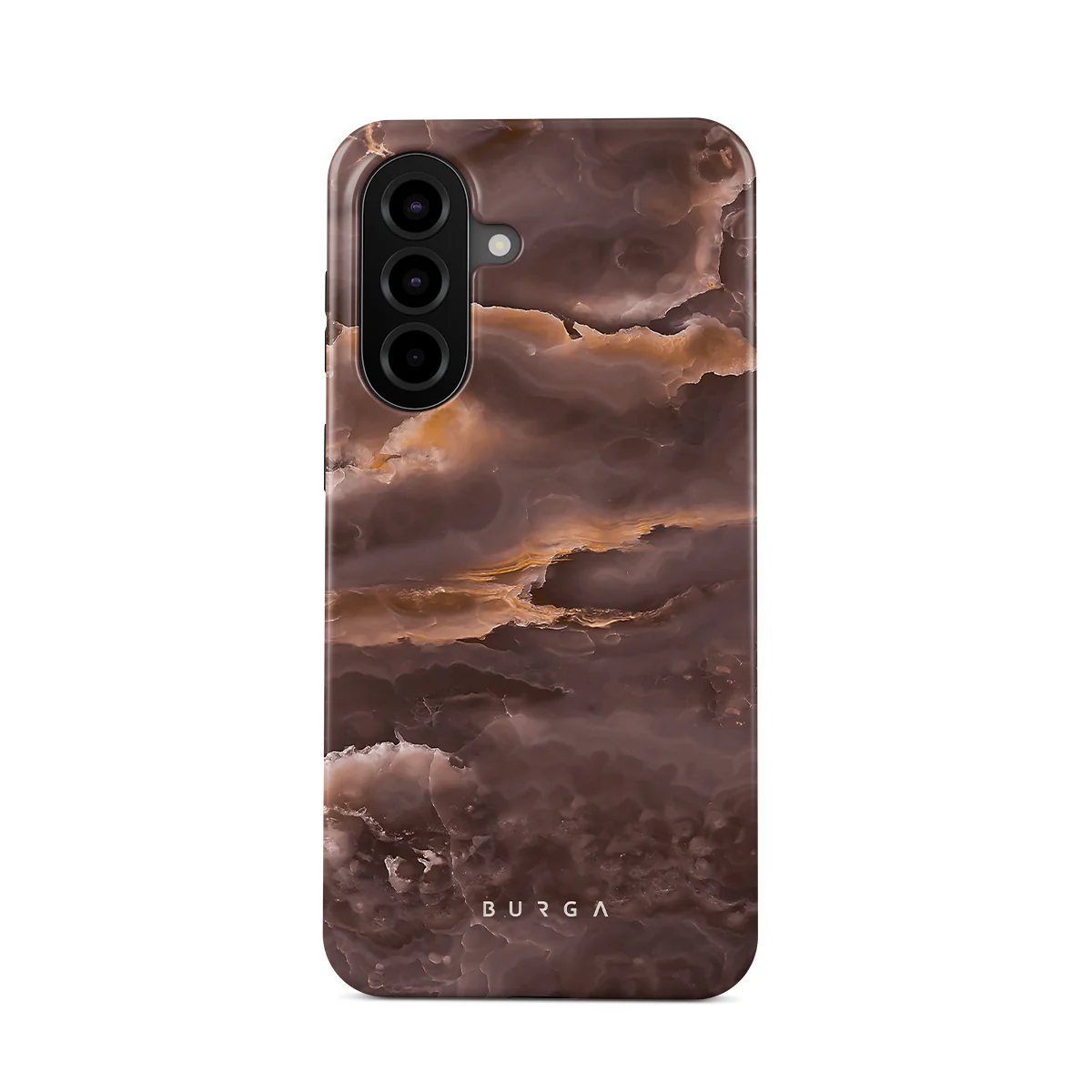 Fire Wood - Brown Marble Samsung Galaxy A57 5G Case