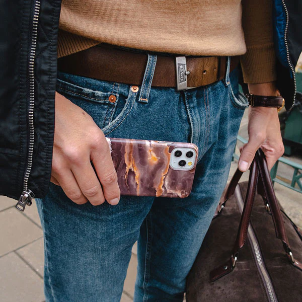 Fire Wood - Brown Marble Samsung Galaxy A57 5G Case - Image 10