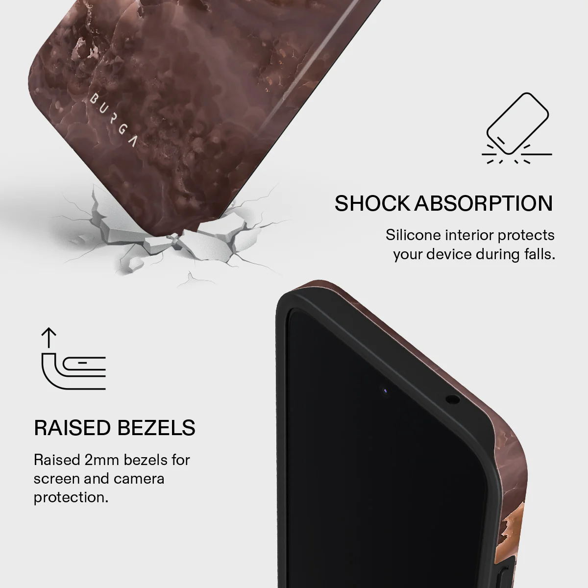 Fire Wood - Brown Marble Xiaomi 15T Case - Image 4