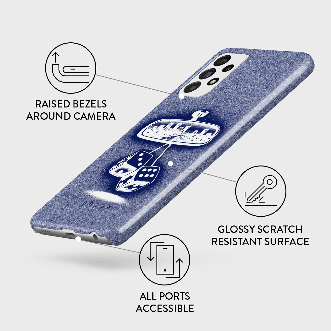 City Lights - Samsung Galaxy A72 4G / 5G Case - Image 3