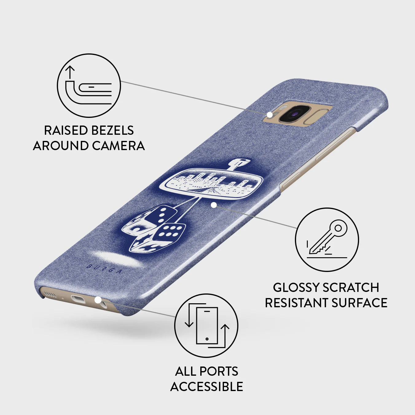 City Lights - Samsung Galaxy S8 Case - Image 3