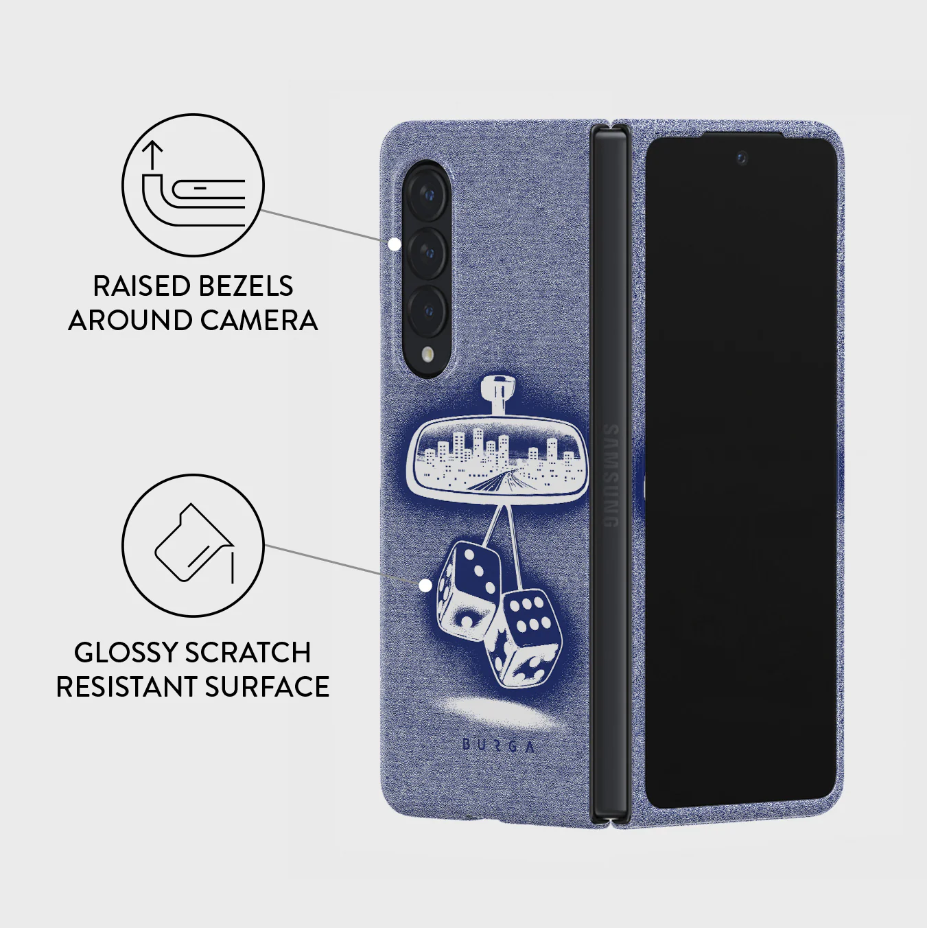 City Lights - Samsung Galaxy Z Fold 4 Case - Image 3