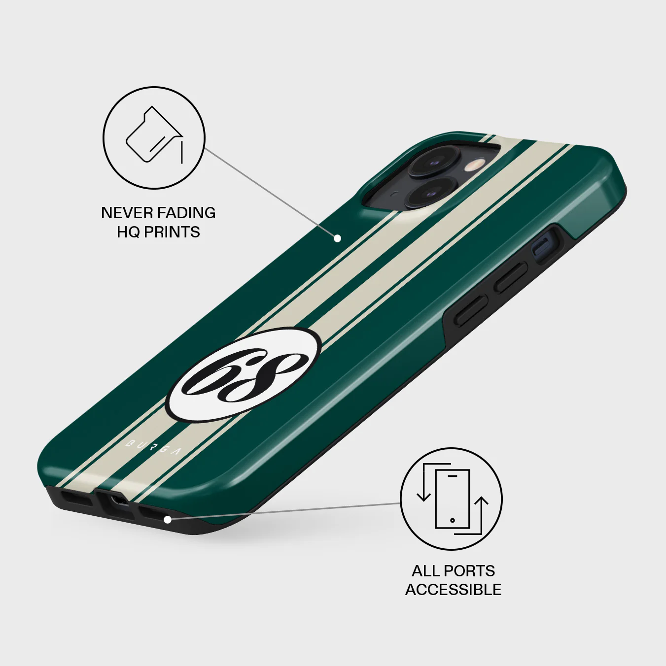 Classic Racing - iPhone 14 Plus Case - Image 3