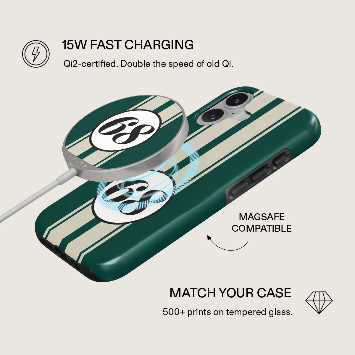 Classic Racing - Magnetic Wireless Charger - Image 8