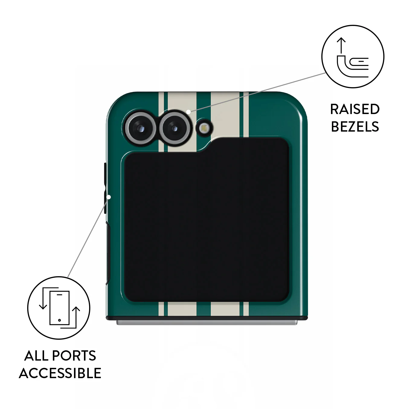 Classic Racing - Samsung Galaxy Z Flip 7 FE Case - Image 3