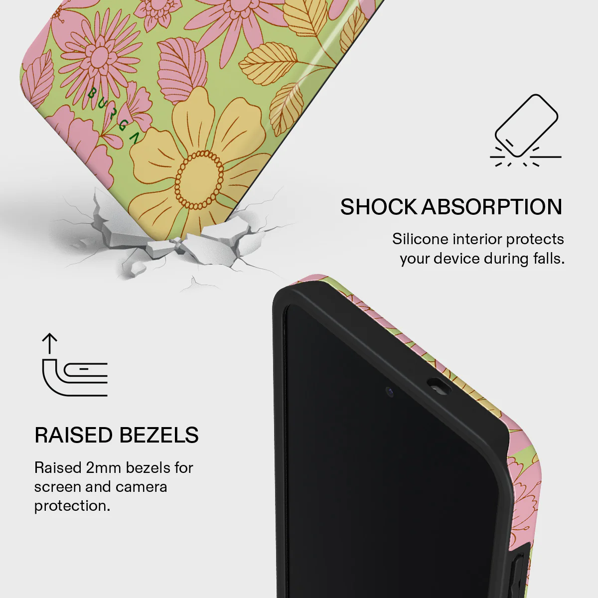 Amalfi Coast - Colorful Floral Samsung Galaxy S25 FE Case - Image 4