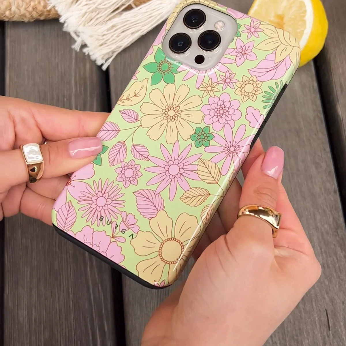 Amalfi Coast - Colorful Floral Samsung Galaxy S25 FE Case - Image 5