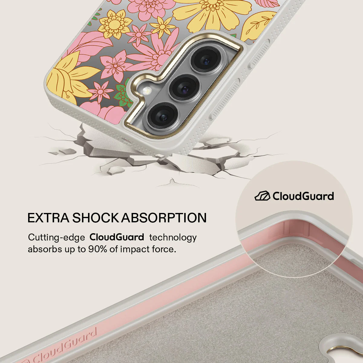 Amalfi Coast - Colorful Floral Samsung Galaxy S26 Case - Image 74