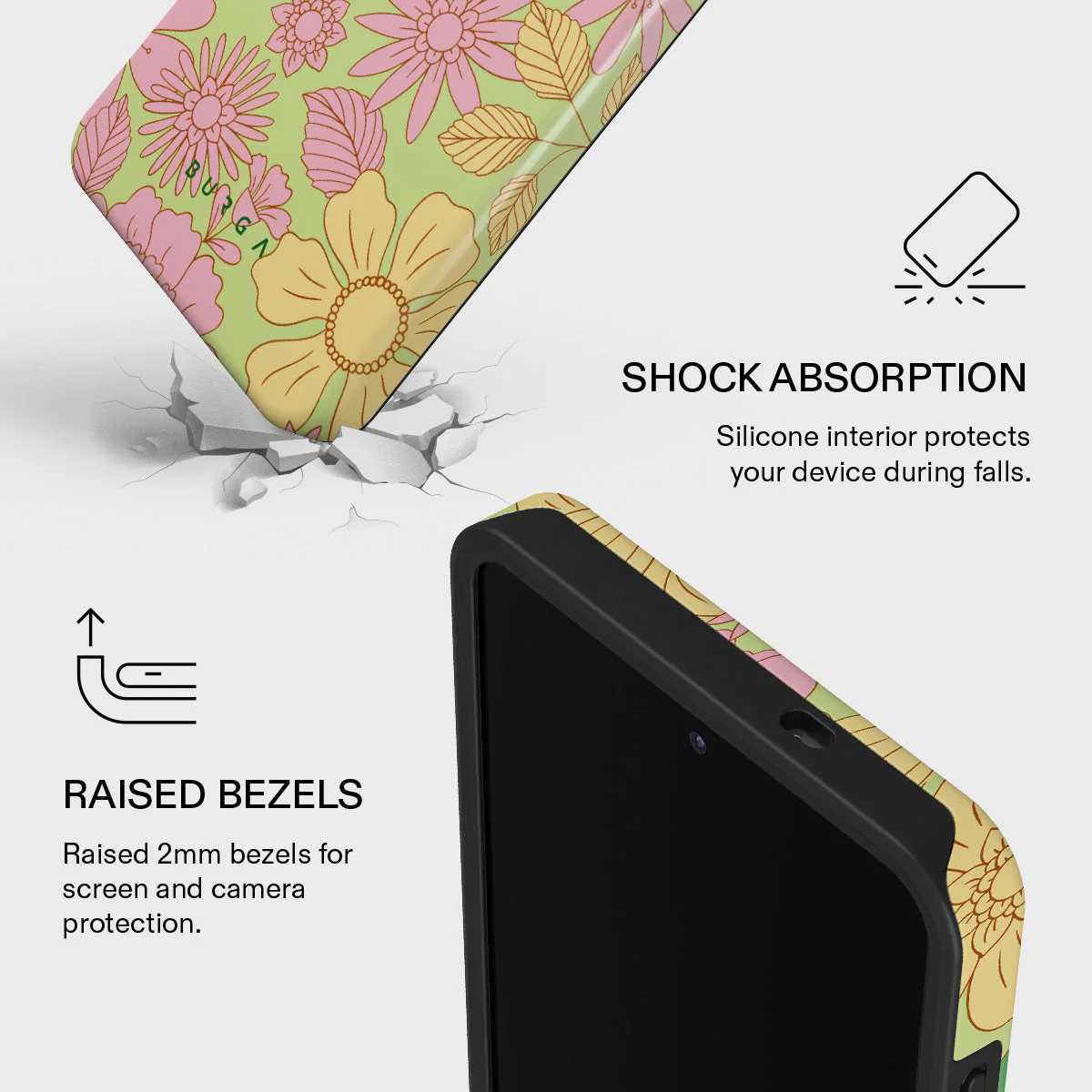Amalfi Coast - Colorful Floral Samsung Galaxy S26 Plus Case - Image 4