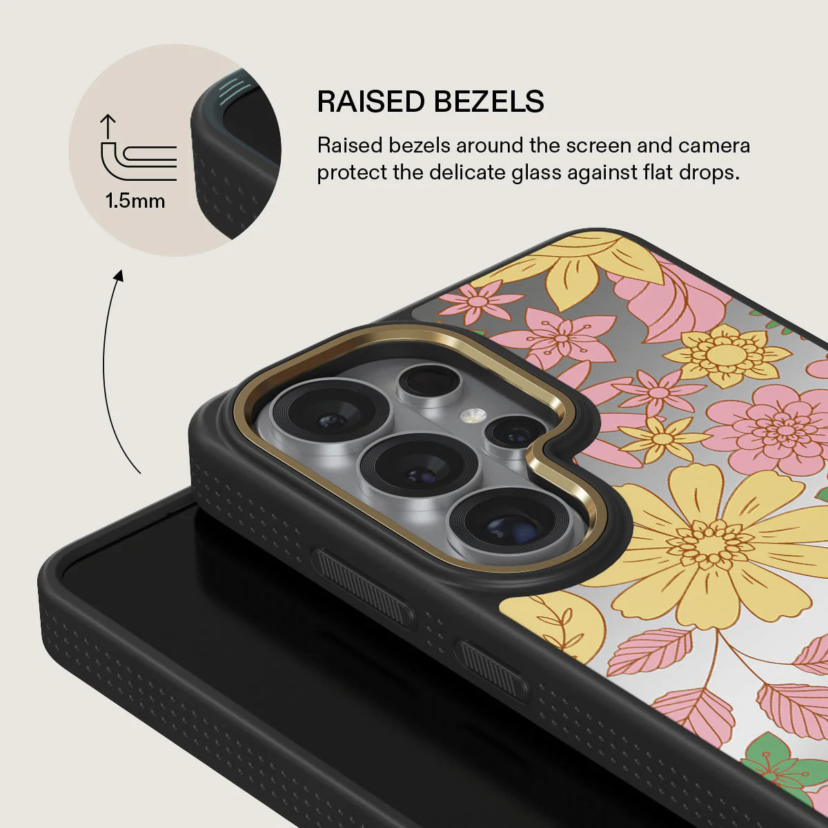 Amalfi Coast - Colorful Floral Samsung Galaxy S26 Ultra Case - Image 44