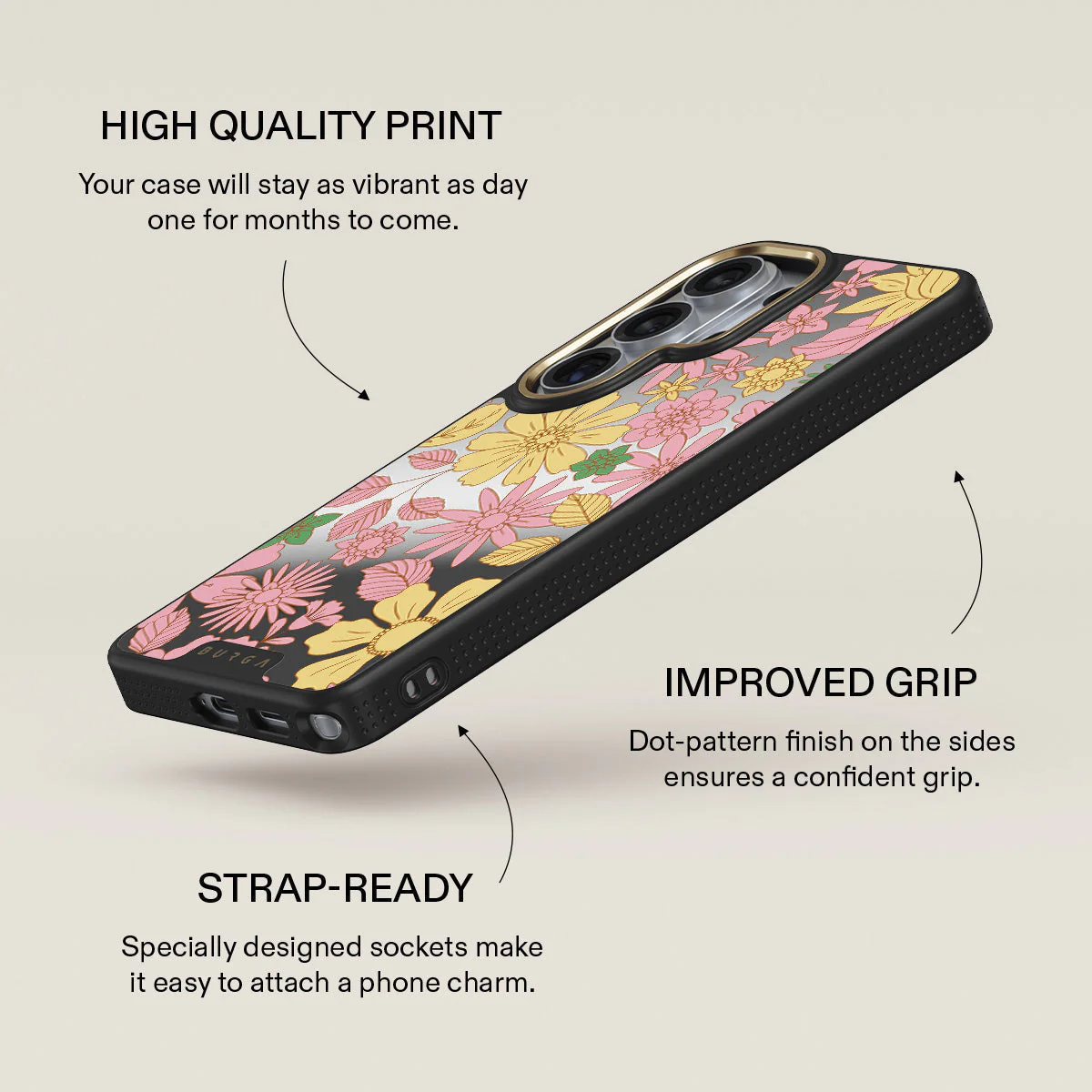 Amalfi Coast - Colorful Floral Samsung Galaxy S26 Ultra Case - Image 45