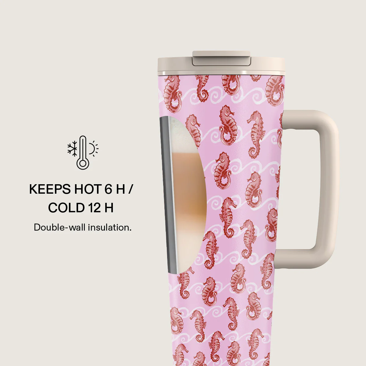 Coral Reef - EasyGrip Travel Mug - Image 4