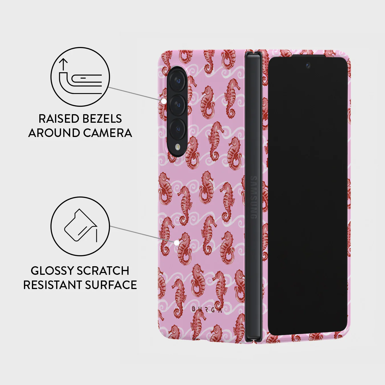 Coral Reef - Samsung Galaxy Z Fold 4 Case - Image 3