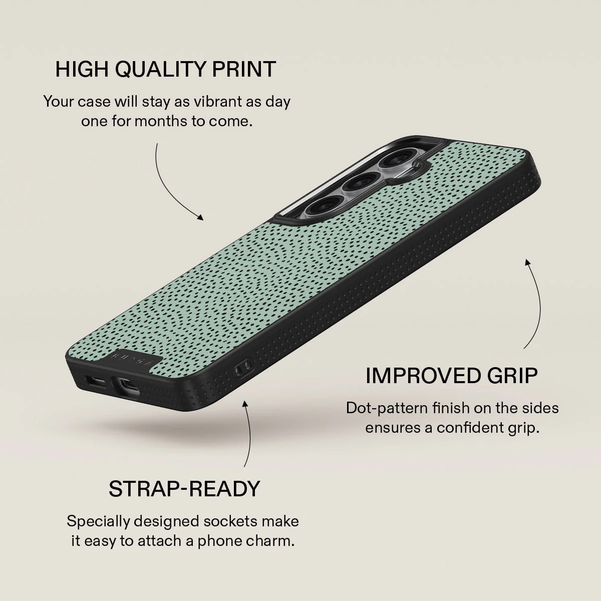 Mint Gelato - Dots Samsung Galaxy S26 Case - Image 16