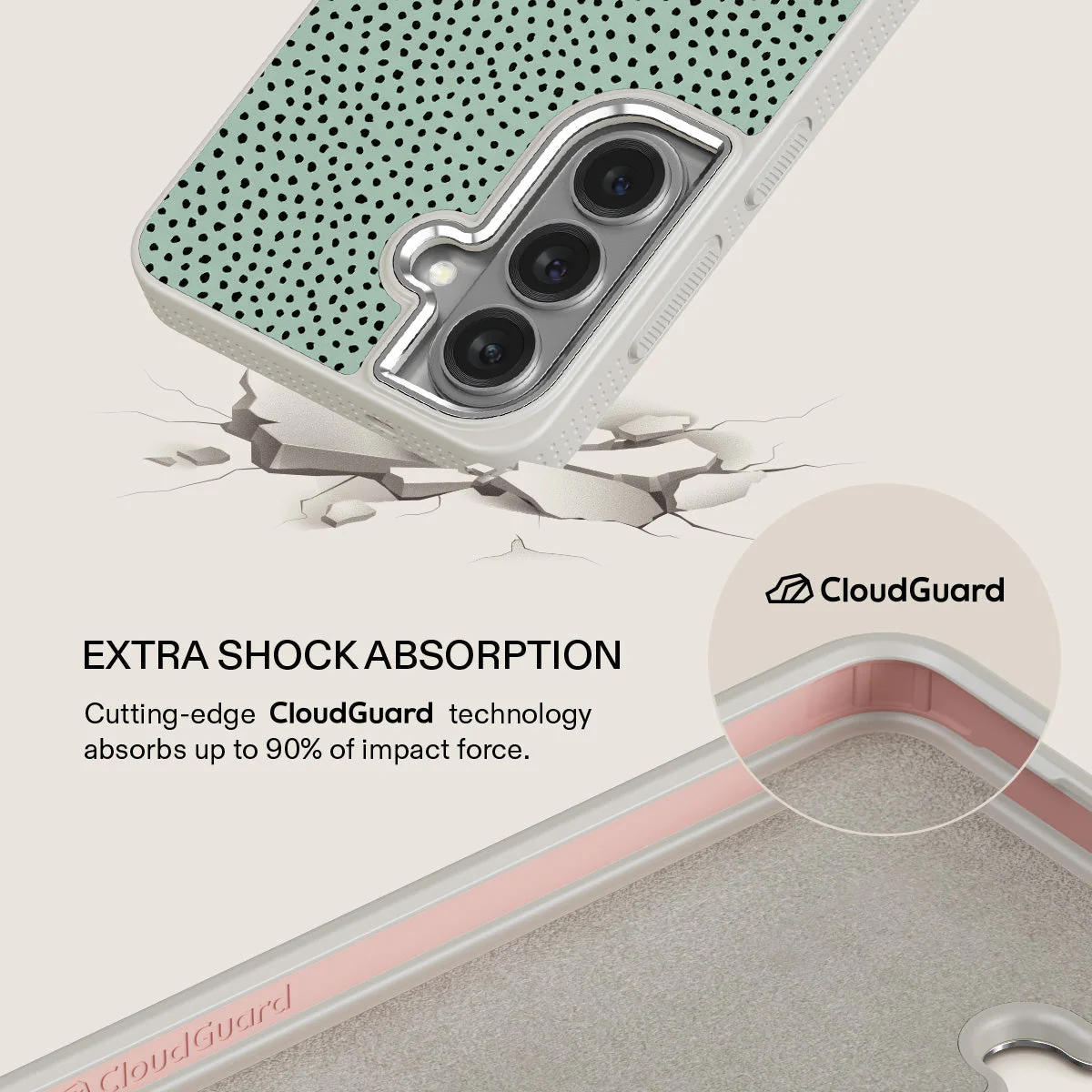 Mint Gelato - Dots Samsung Galaxy S26 Plus Case - Image 35