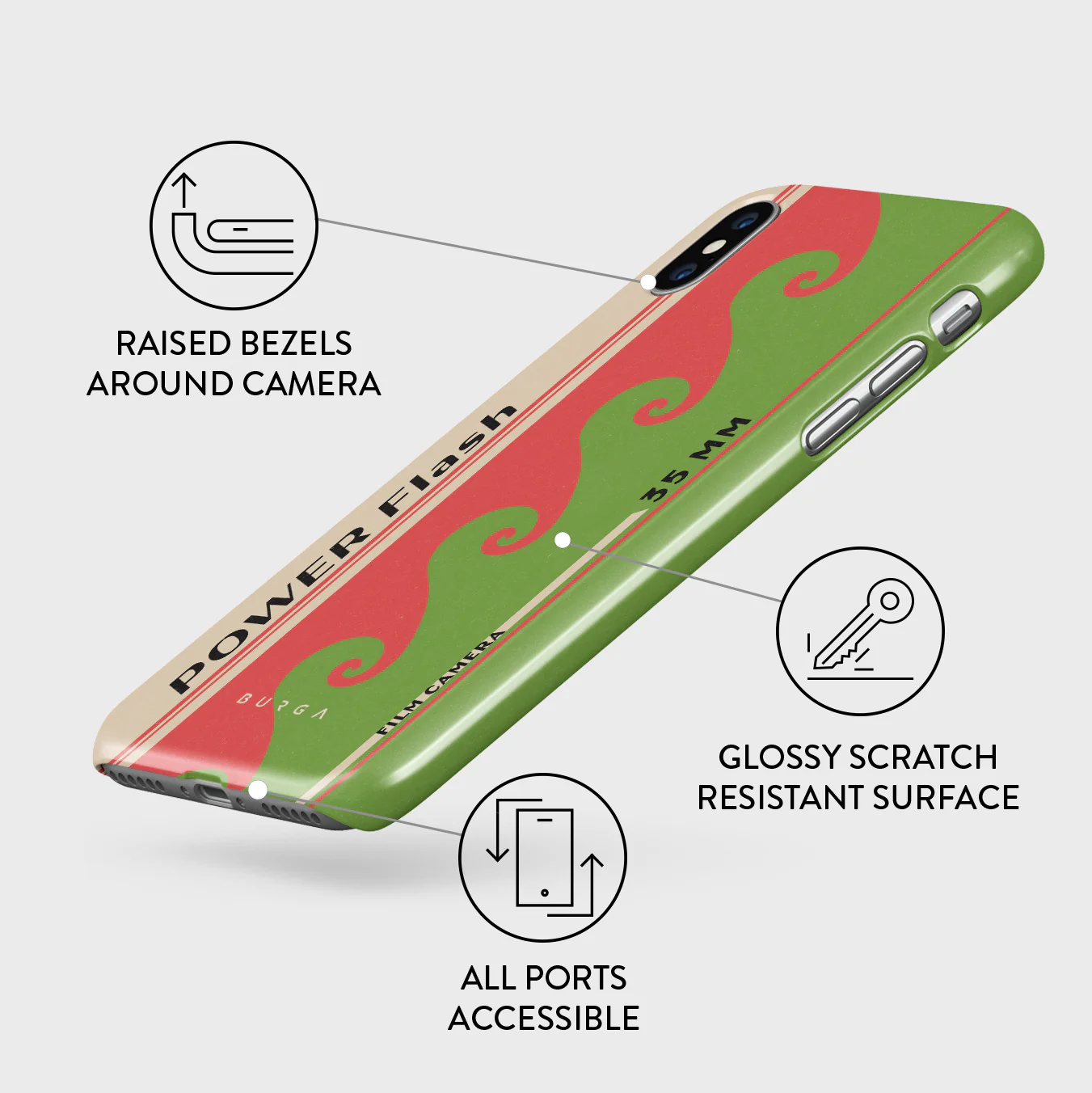 Film Camera - iPhone X / XS Case - Image 3