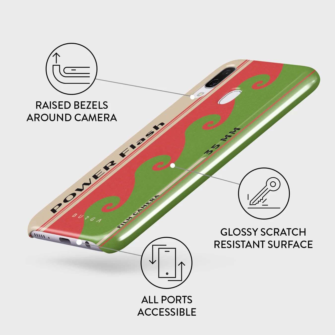 Film Camera - Samsung Galaxy A40 Case - Image 3