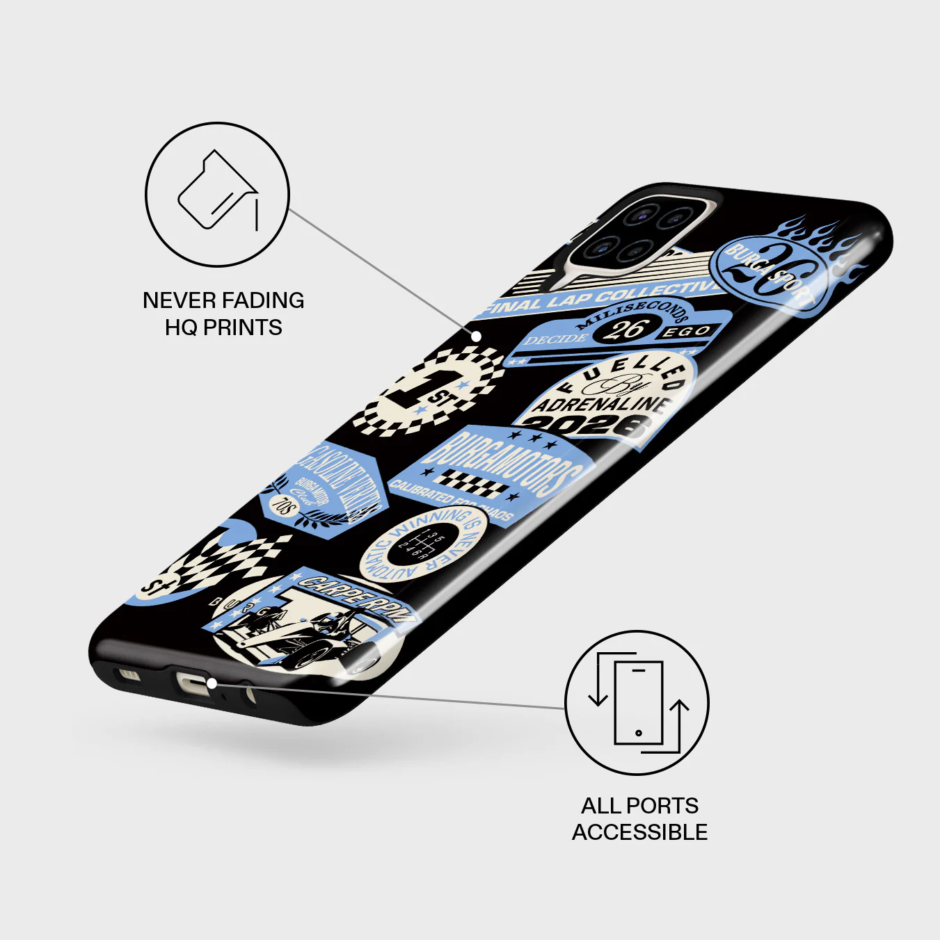Finish Line - Samsung Galaxy A12 4G Case - Image 3