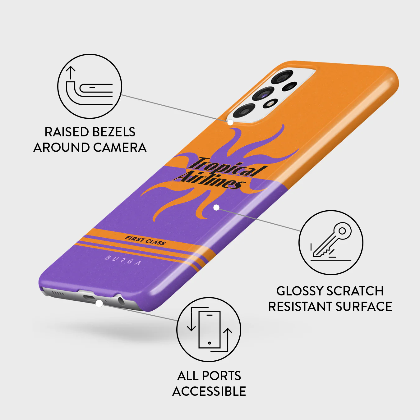 First Class - Samsung Galaxy A72 4G / 5G Case - Image 3