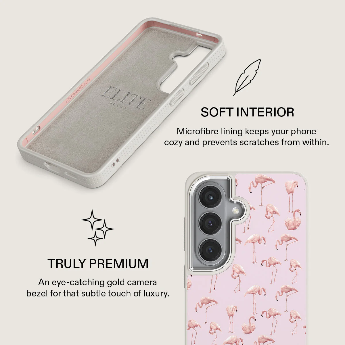 Nostalgic Pink - Flamingos Samsung Galaxy S26 Case - Image 38