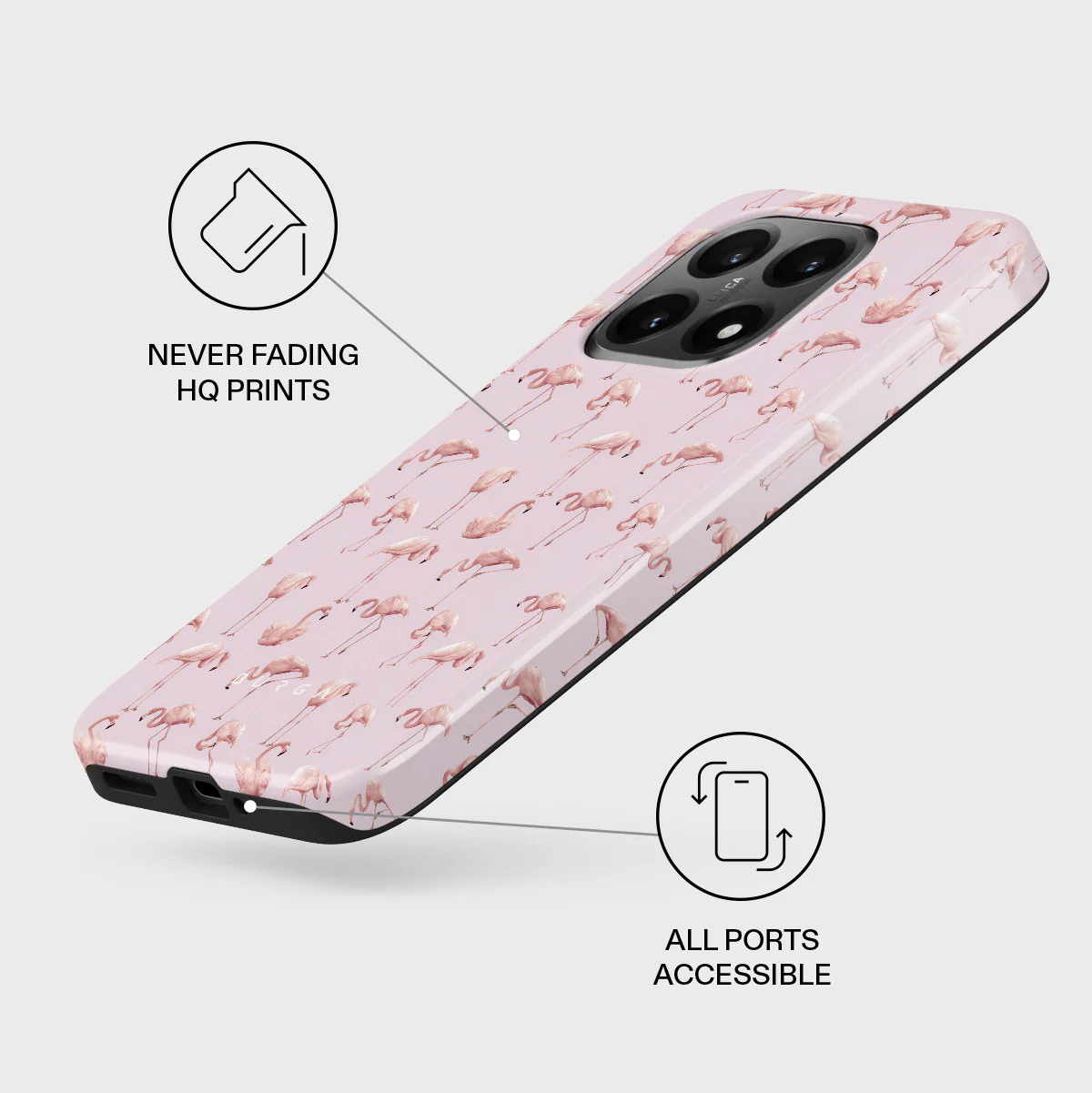 Nostalgic Pink - Flamingos Xiaomi 15T Case - Image 3