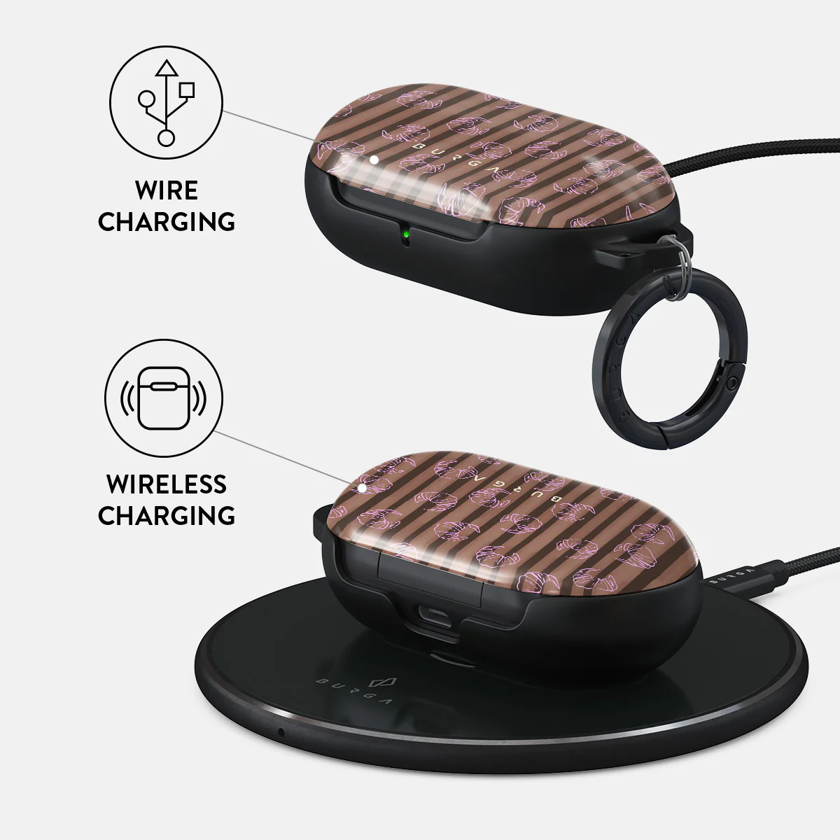 Girl Dinner - Samsung Galaxy Buds Plus Case - Image 3