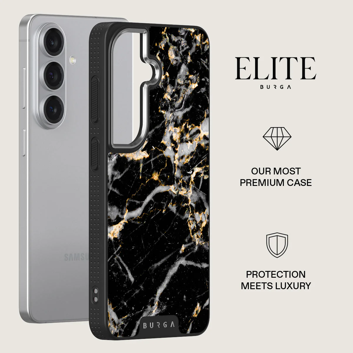 Make A Wish - Gold Marble Samsung Galaxy S26 Case - Image 20