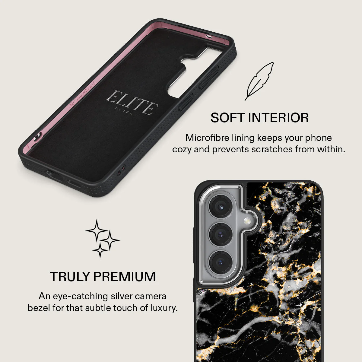 Make A Wish - Gold Marble Samsung Galaxy S26 Plus Case - Image 24