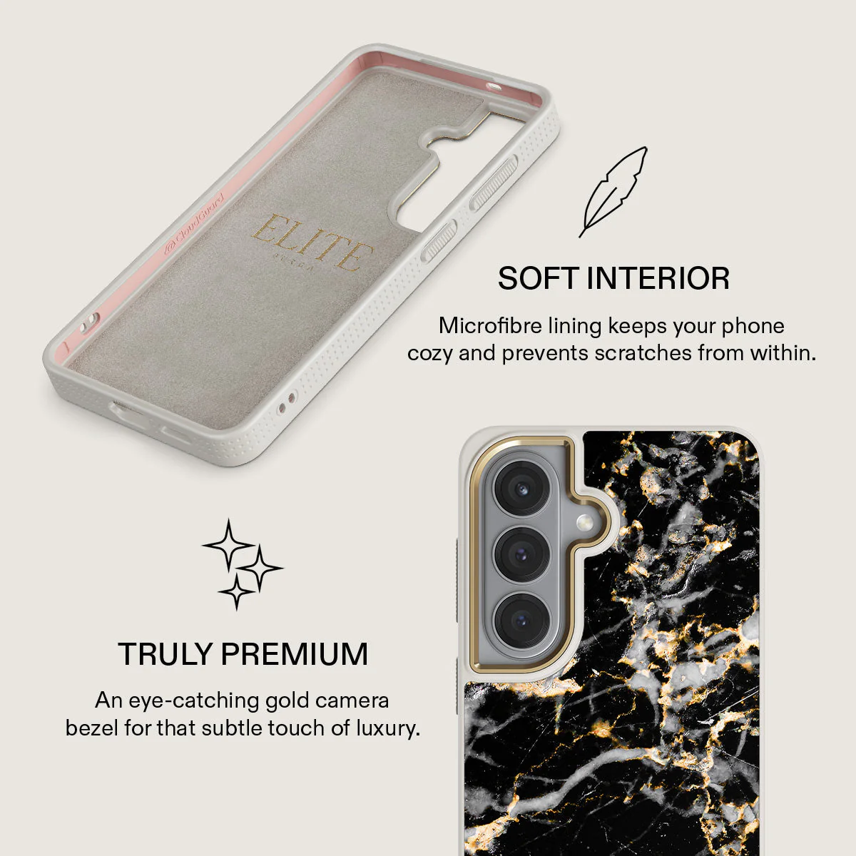 Make A Wish - Gold Marble Samsung Galaxy S26 Plus Case - Image 31