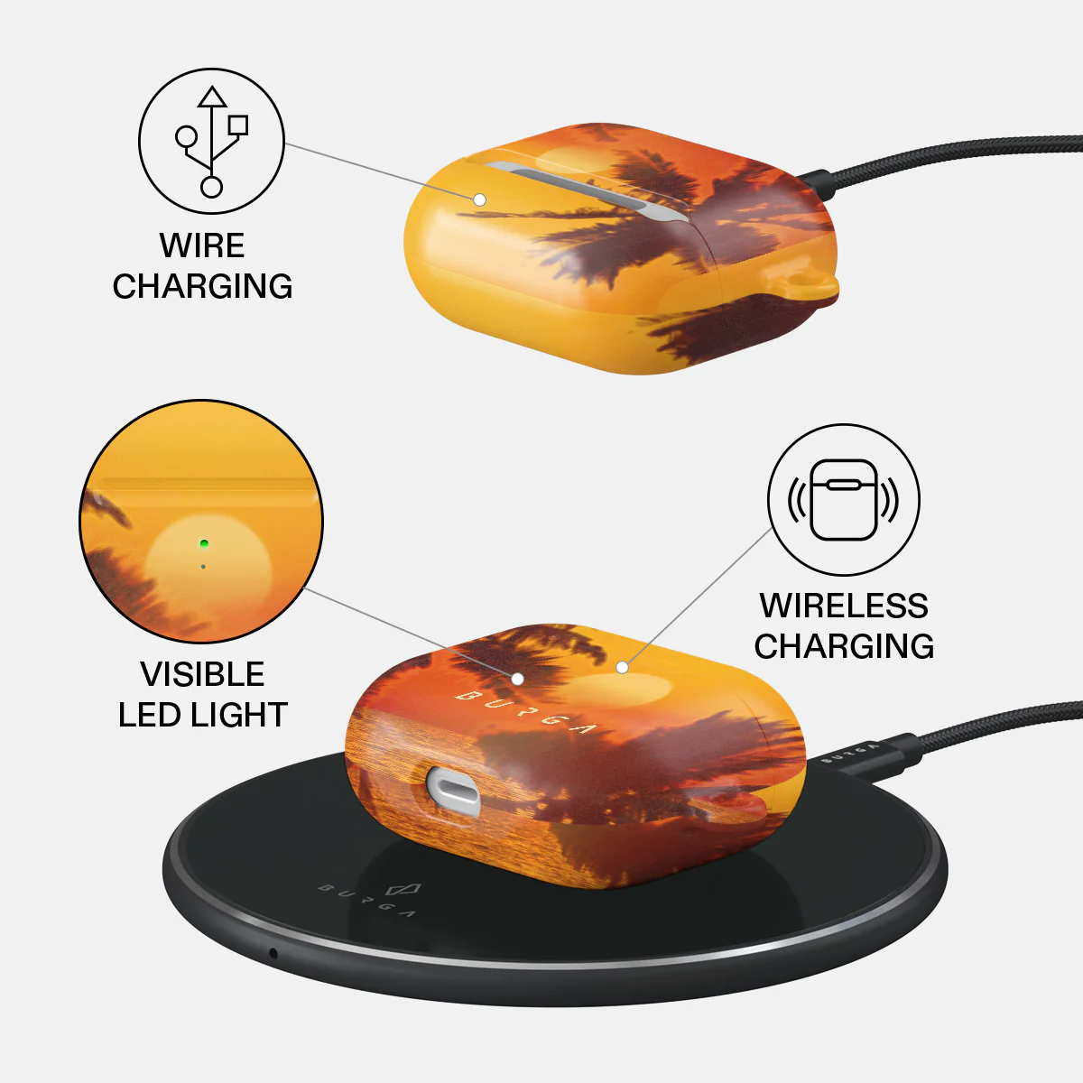 Golden Sky - AirPods 3 Case - Image 3