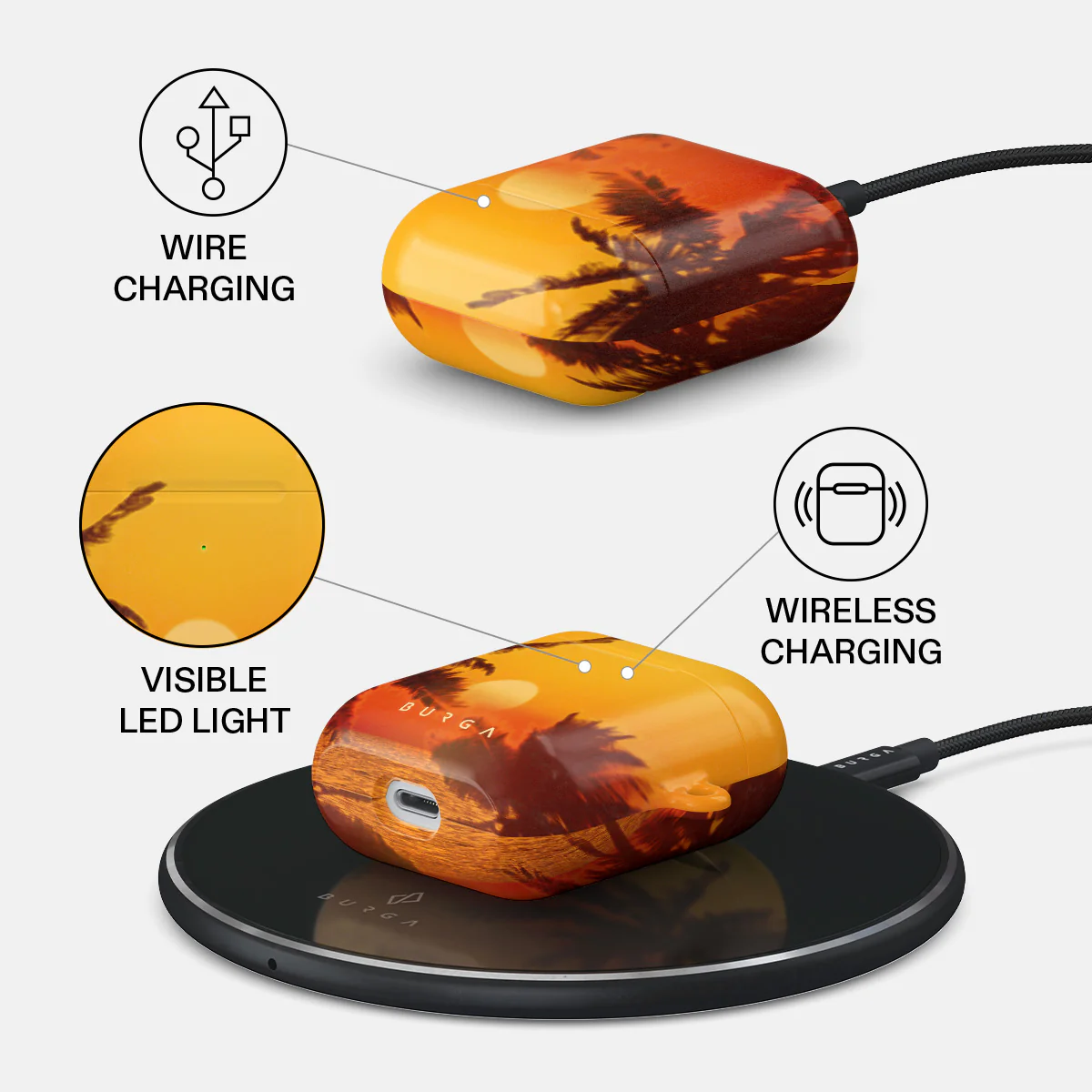 Golden Sky - AirPods Case - Image 3