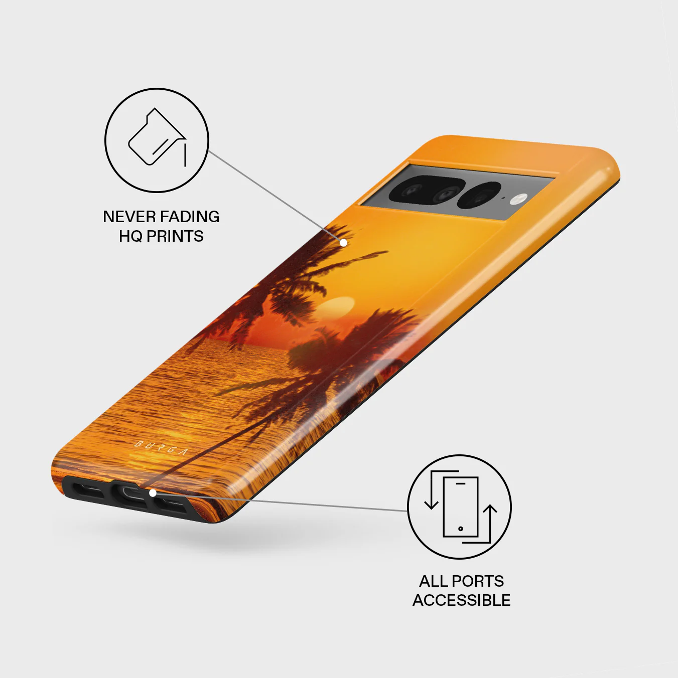Golden Sky - Google Pixel 7 Pro Case - Image 3