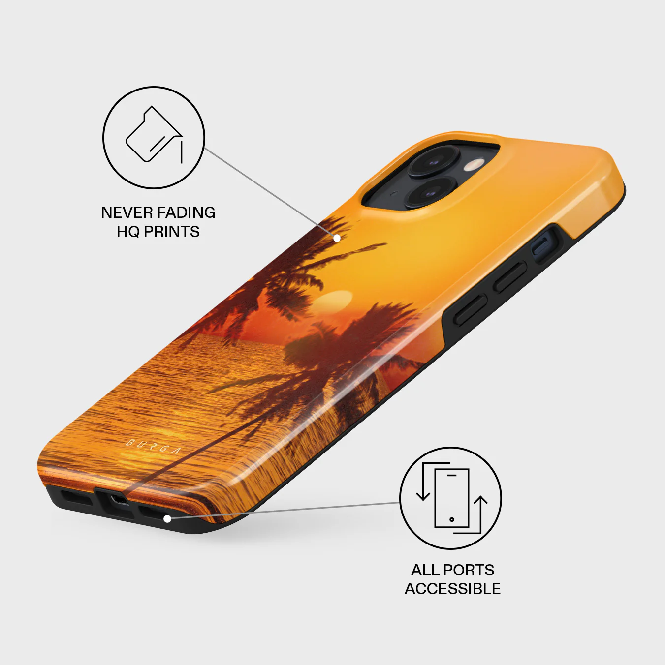 Golden Sky - iPhone 13 Mini Case - Image 3