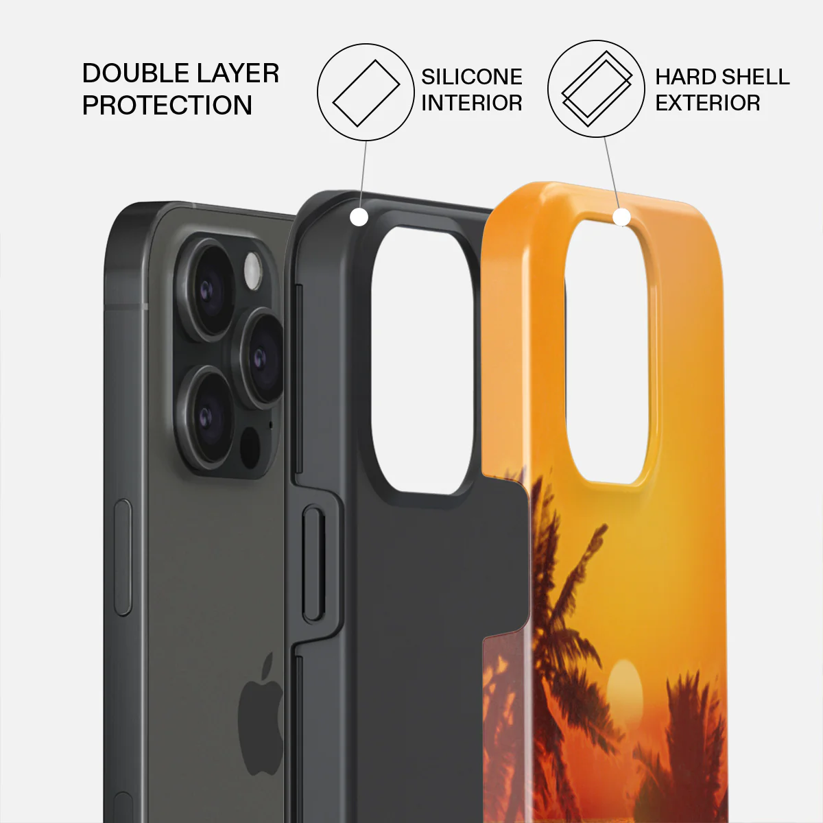 Golden Sky - iPhone 15 Pro Case - Image 2