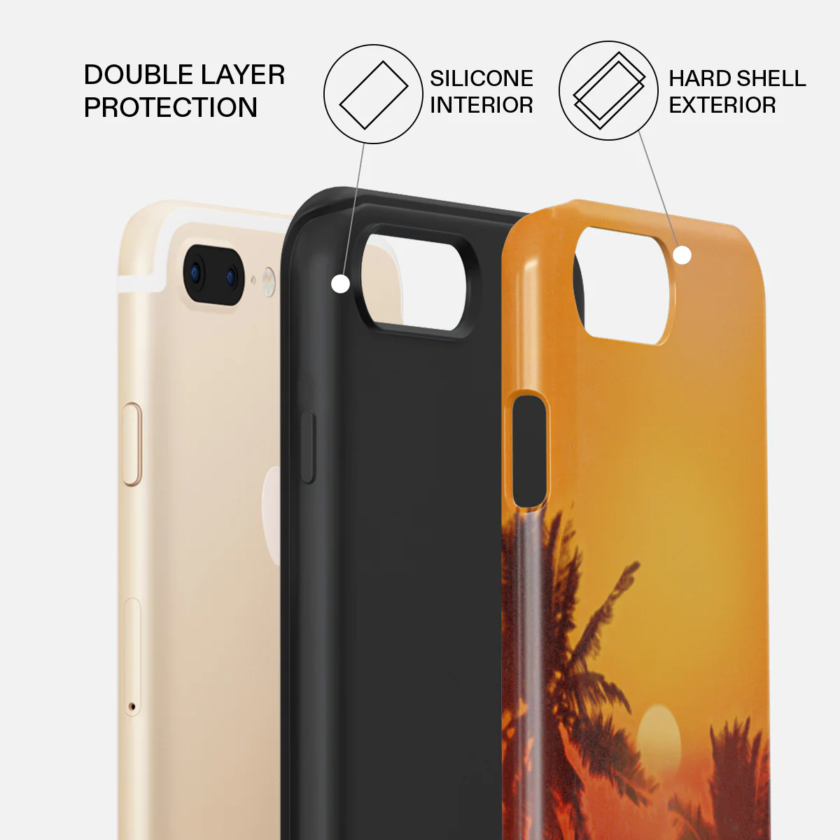 Golden Sky - iPhone 7 Plus / 8 Plus Case - Image 6