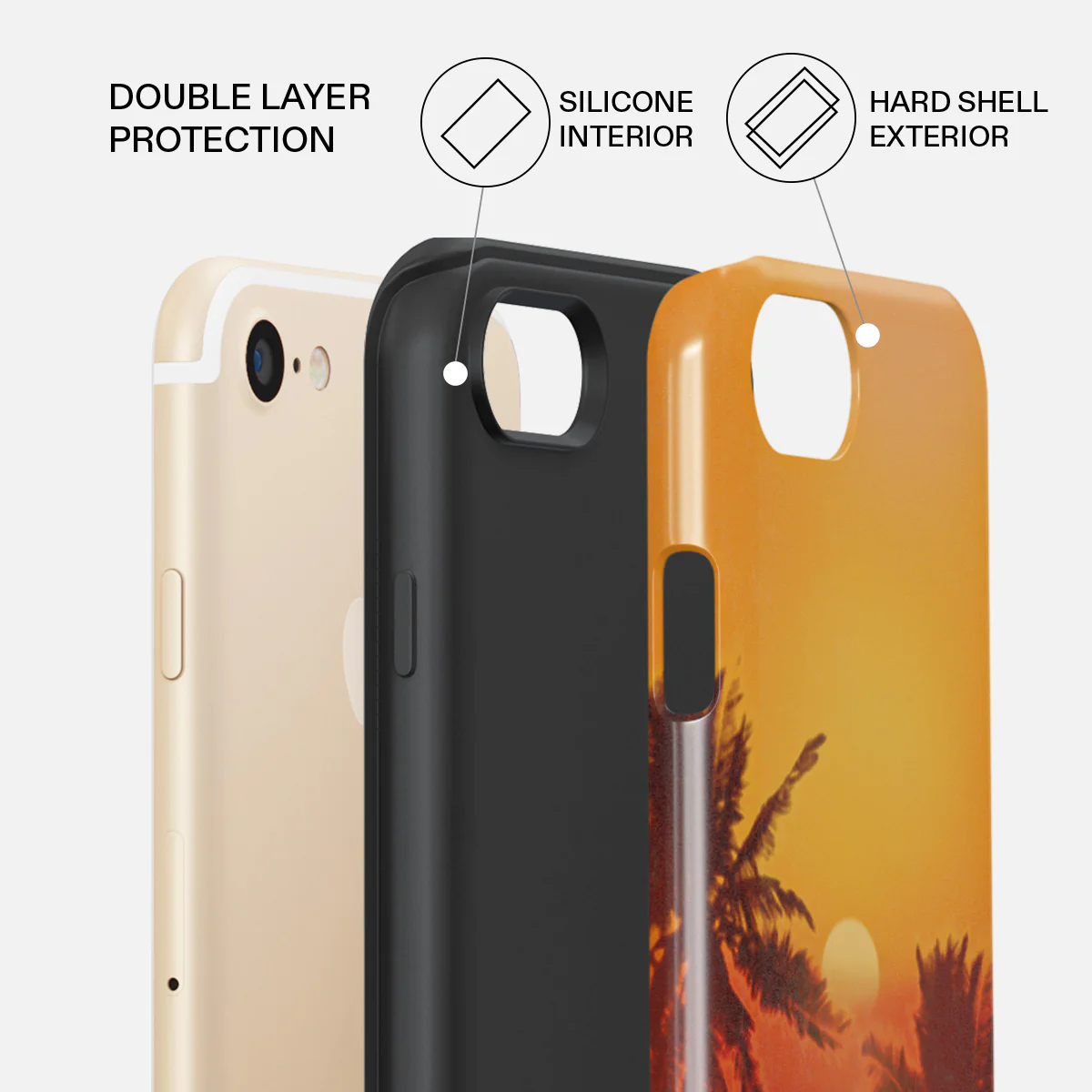 Golden Sky - iPhone SE (2020) Case - Image 2